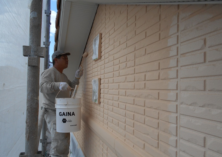 サイディング外壁ガイナ塗装工事