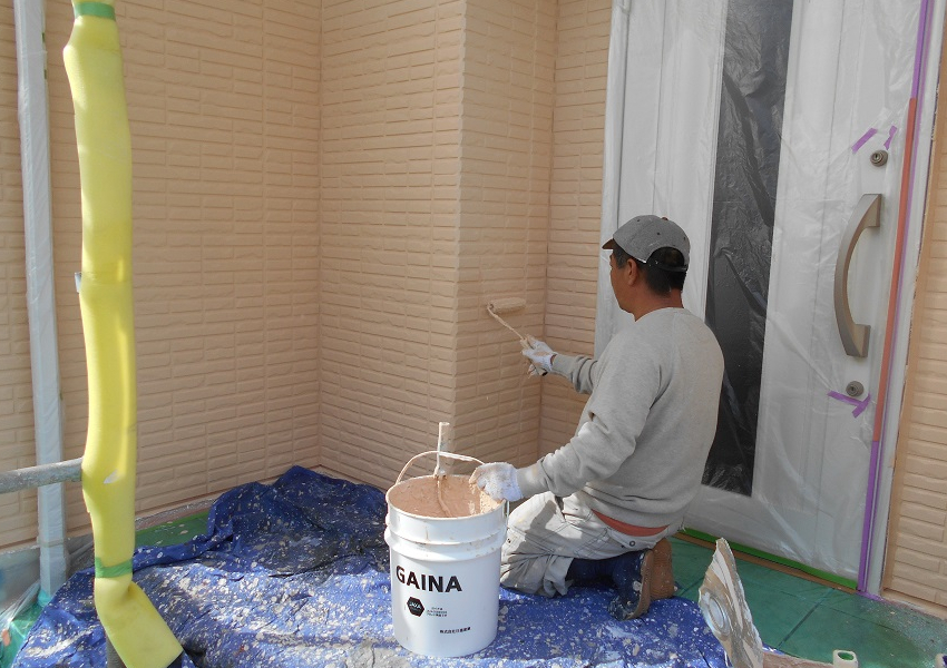 サイディング外壁ガイナ塗装工事
