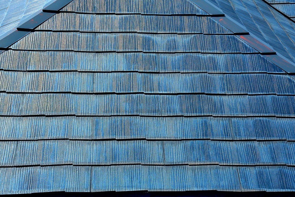カラーベスト屋根の色斑