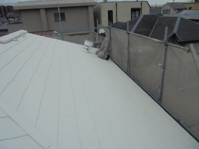 屋根ガイナ塗装