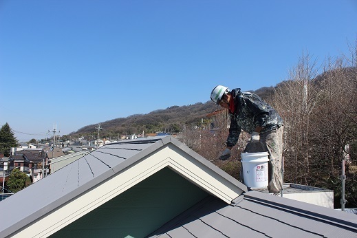 東大阪でエスバイエル住宅にガイナ塗装塗り替え施工例 - 西宮市で屋根
