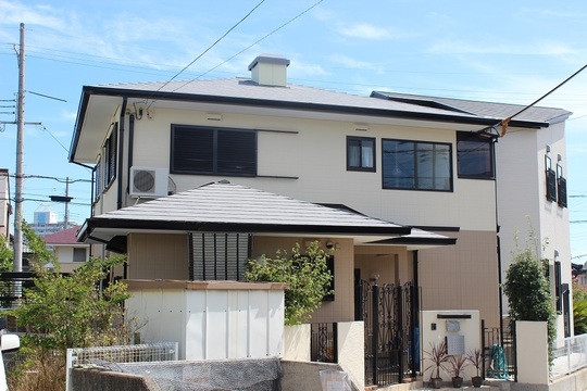 外壁22-85Ｃ、19-65Ｄ・屋根Ｎ-50ガイナ塗装施工例 - 西宮市・宝塚市の ...