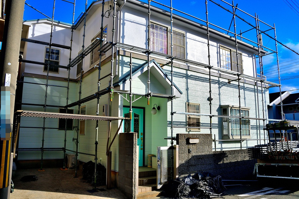 外壁塗装工事完成