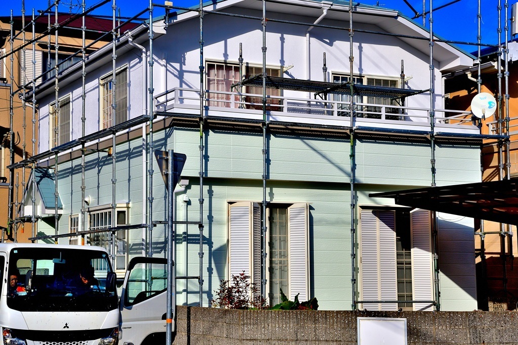 外壁塗装工事完成