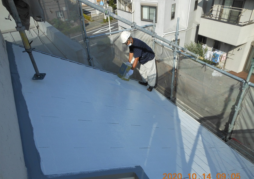 下塗り2回目塗装