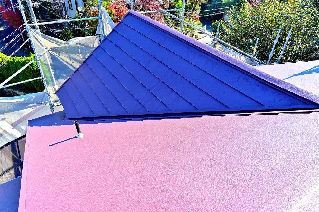 屋根のカバー工法工事の完工