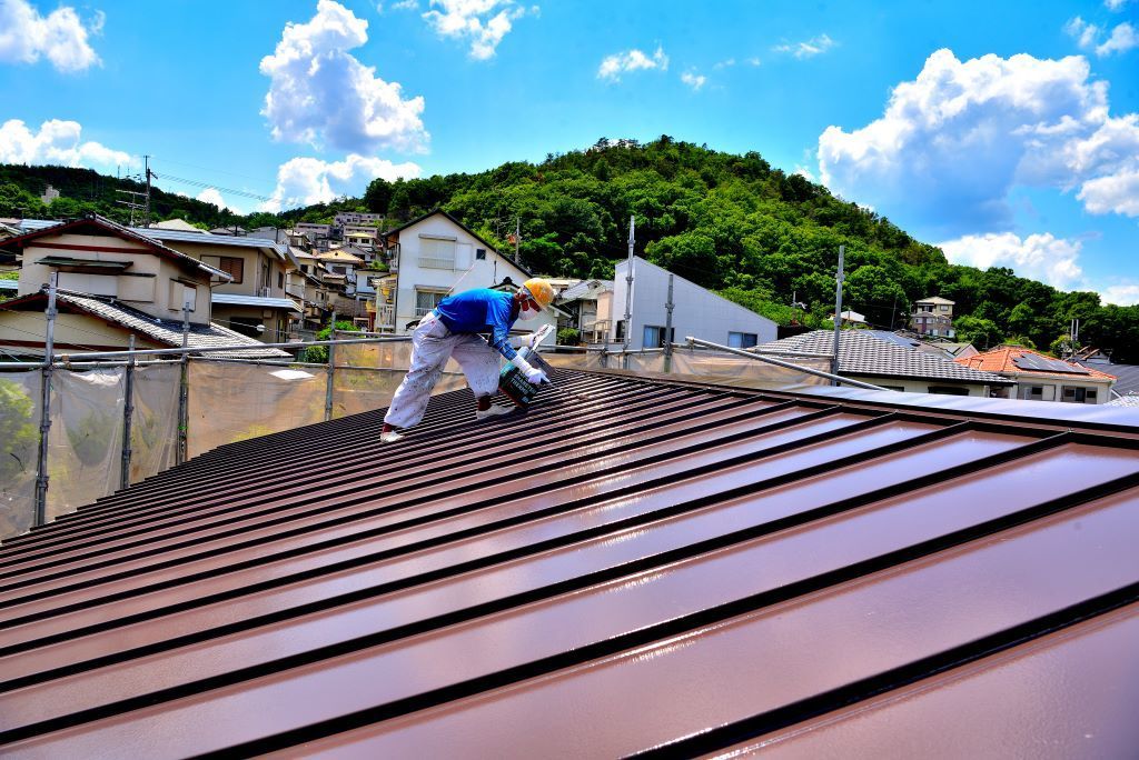 屋根塗装施工例