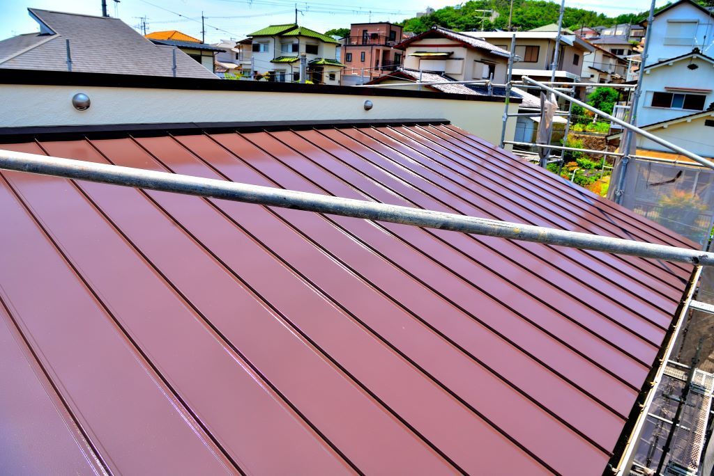 屋根スーパーシャネツサーモF塗装