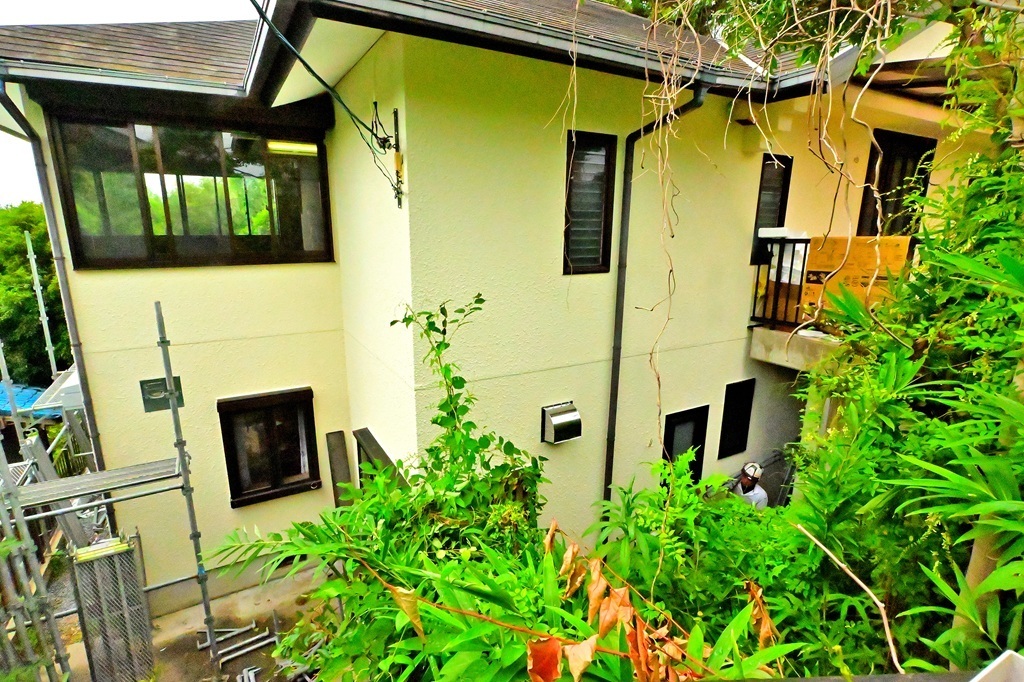 スタッコ外壁塗装後