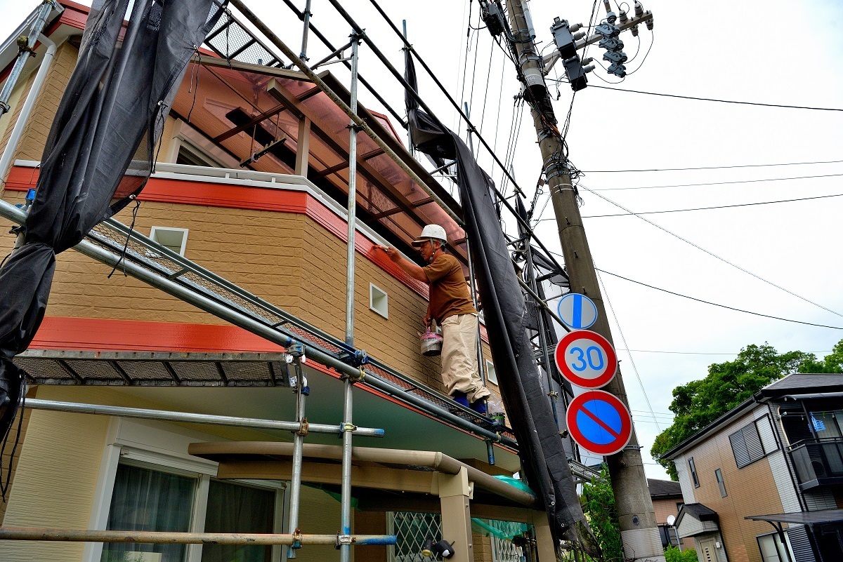 幕板塗装