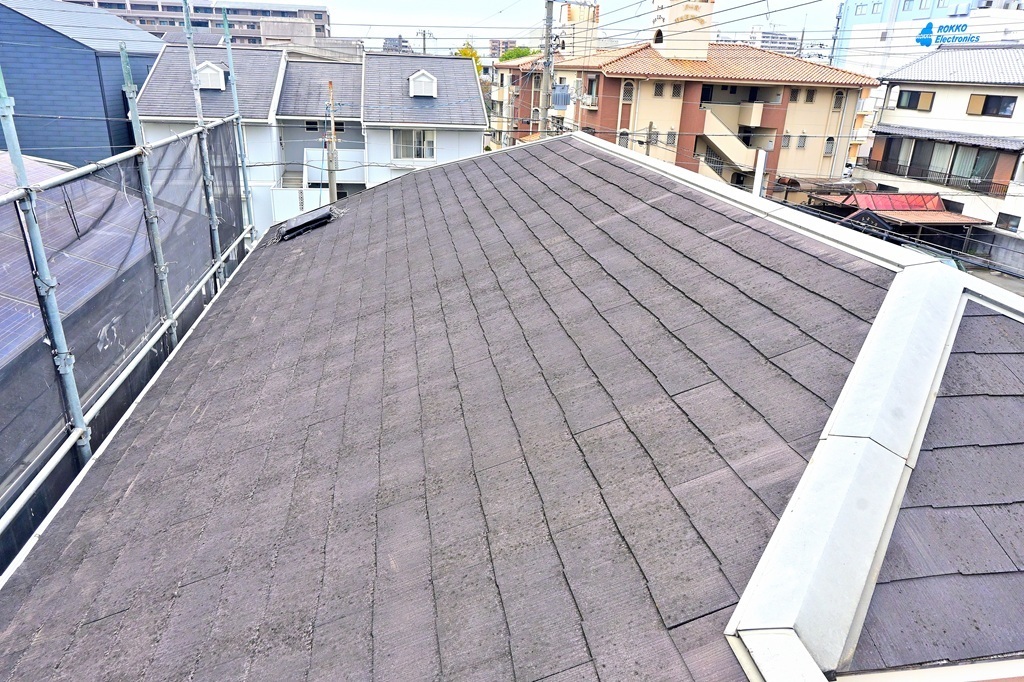 屋根塗装工事前