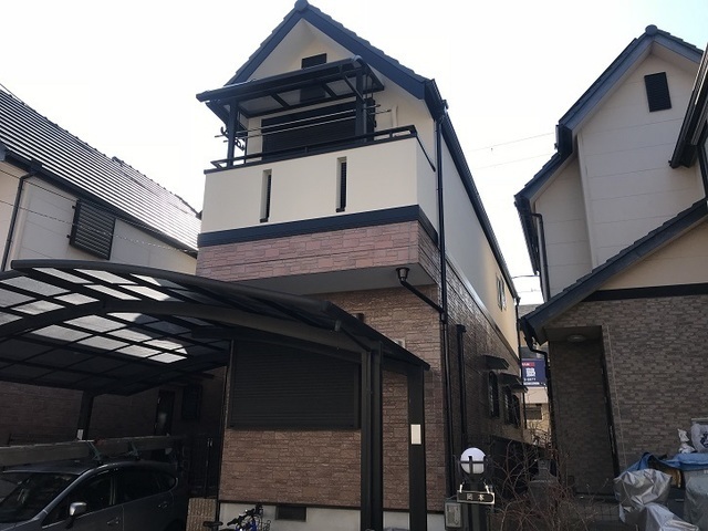 外壁塗装施工例