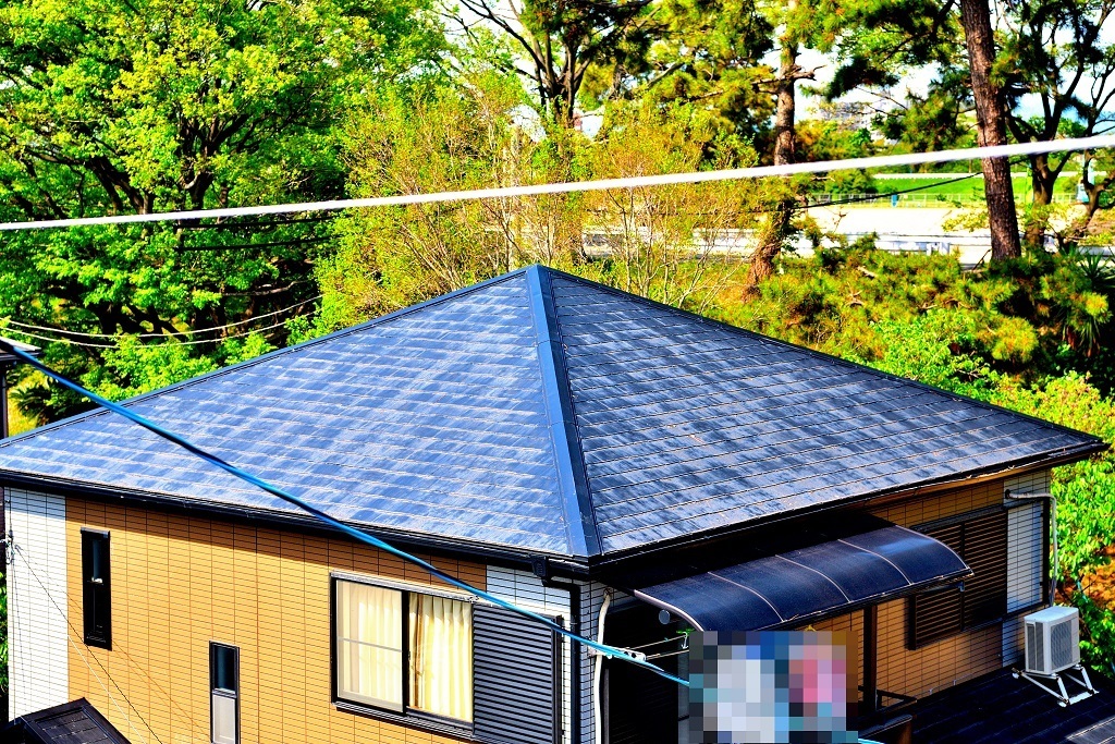 カラーベスト屋根の色斑