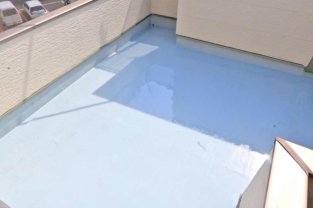 平場ウレタン塗布後