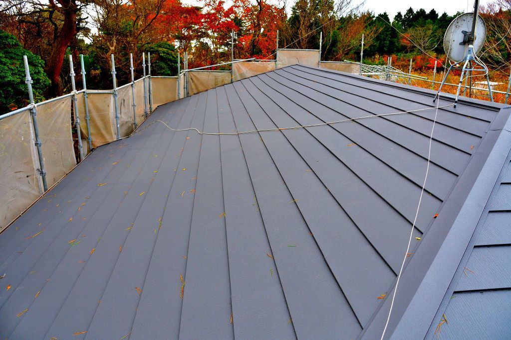 屋根のカバー工法完成