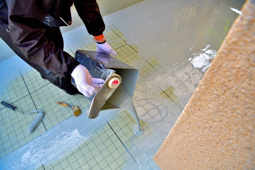 雨漏りしたベランダのウレタン防水