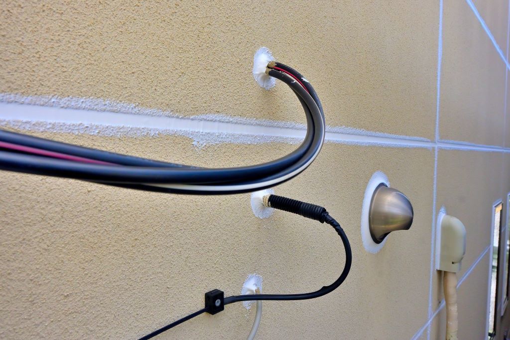 貫通部シーリング施工後