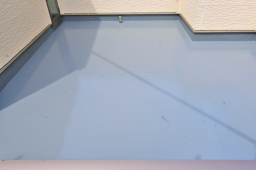 ウレタン通気緩衝工法完成