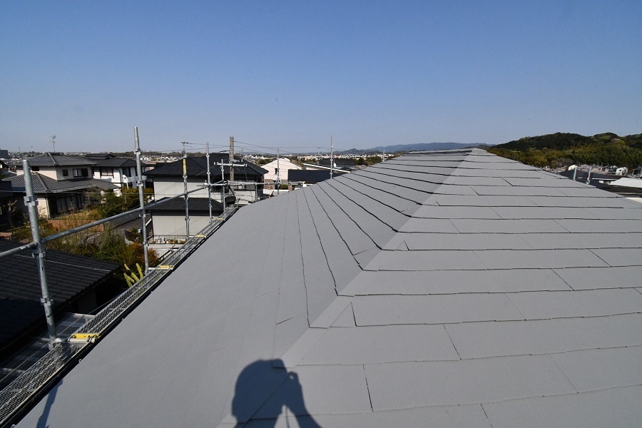 ガイナ 屋根塗装完工