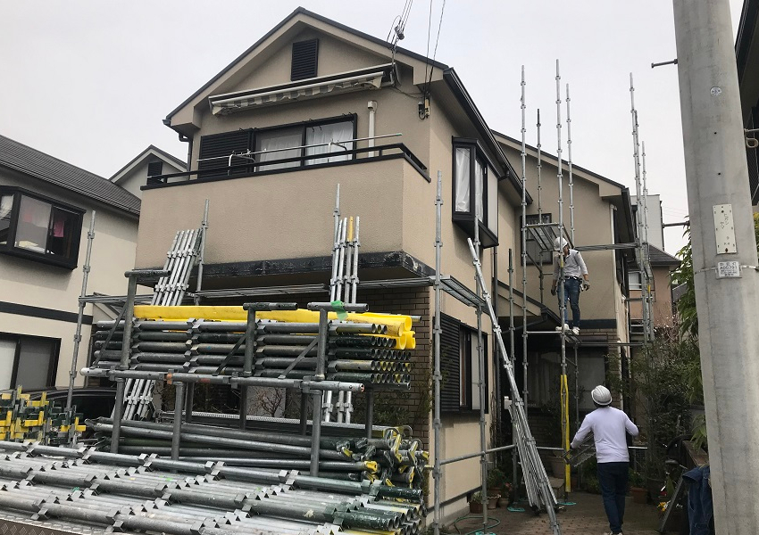 足場組み工事