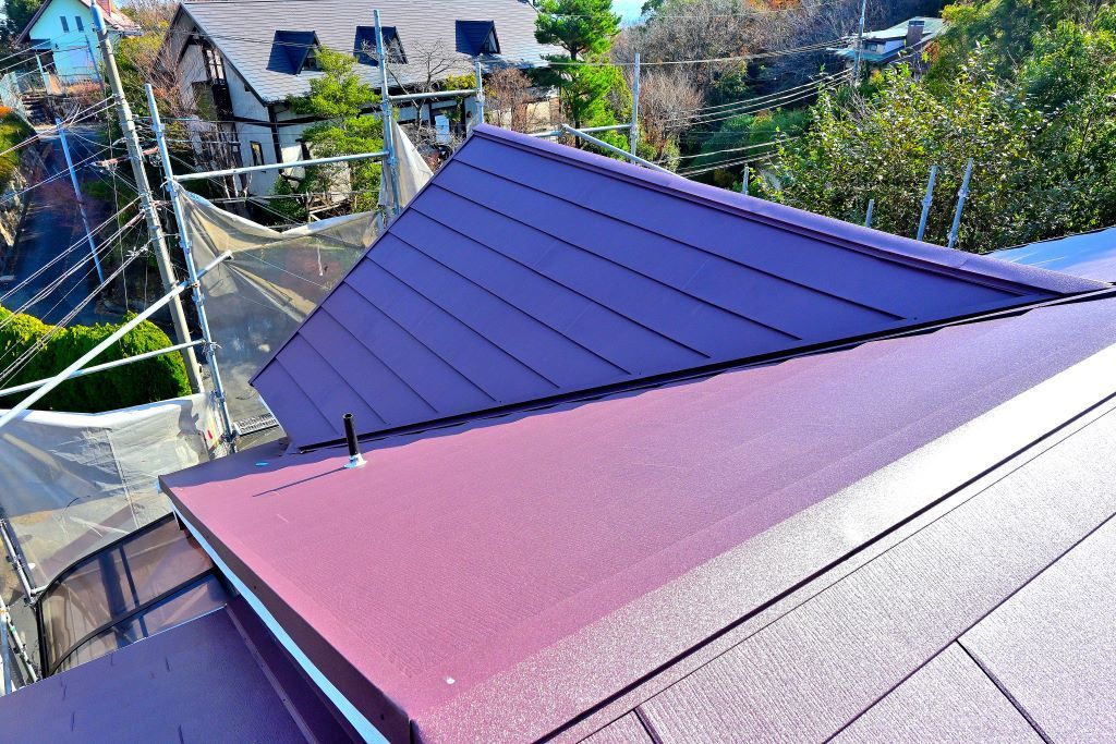 屋根のカバー工法工事の完工