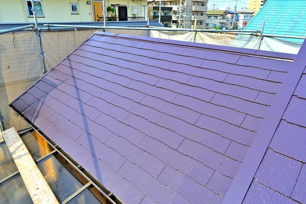 屋根塗り替えの完工写真