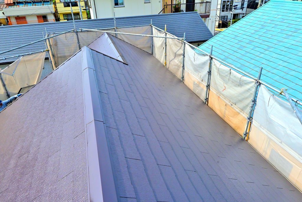 屋根塗り替えの完工写真