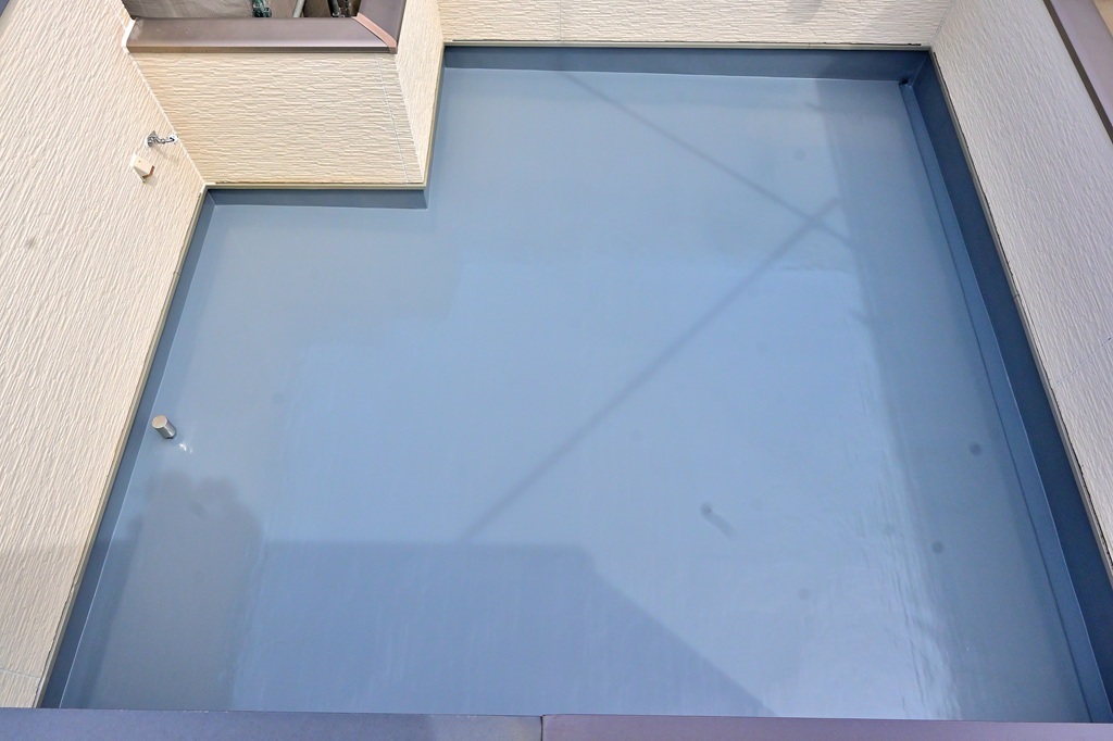 ウレタン通気緩衝工法完成