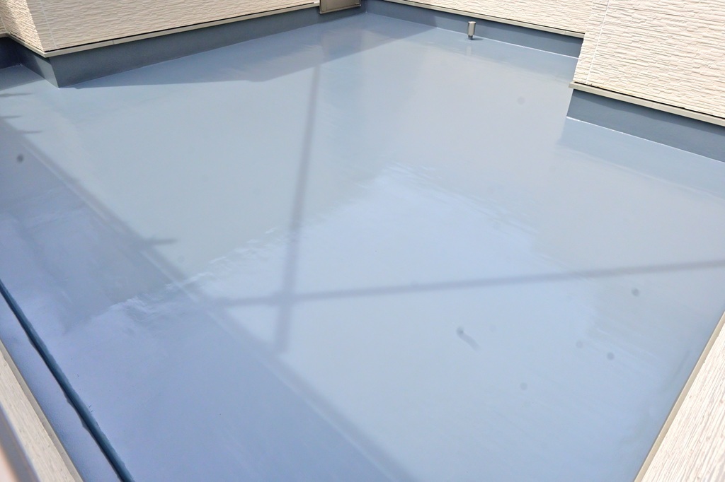 ウレタン通気緩衝工法完成