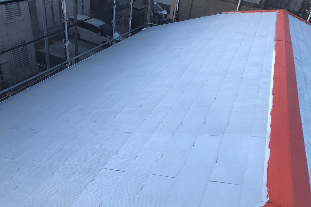 屋根シーラー塗装2回目