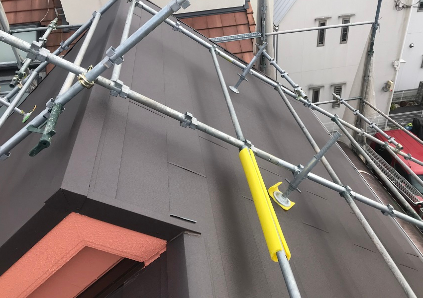 スーパーガルテクト葺き替え