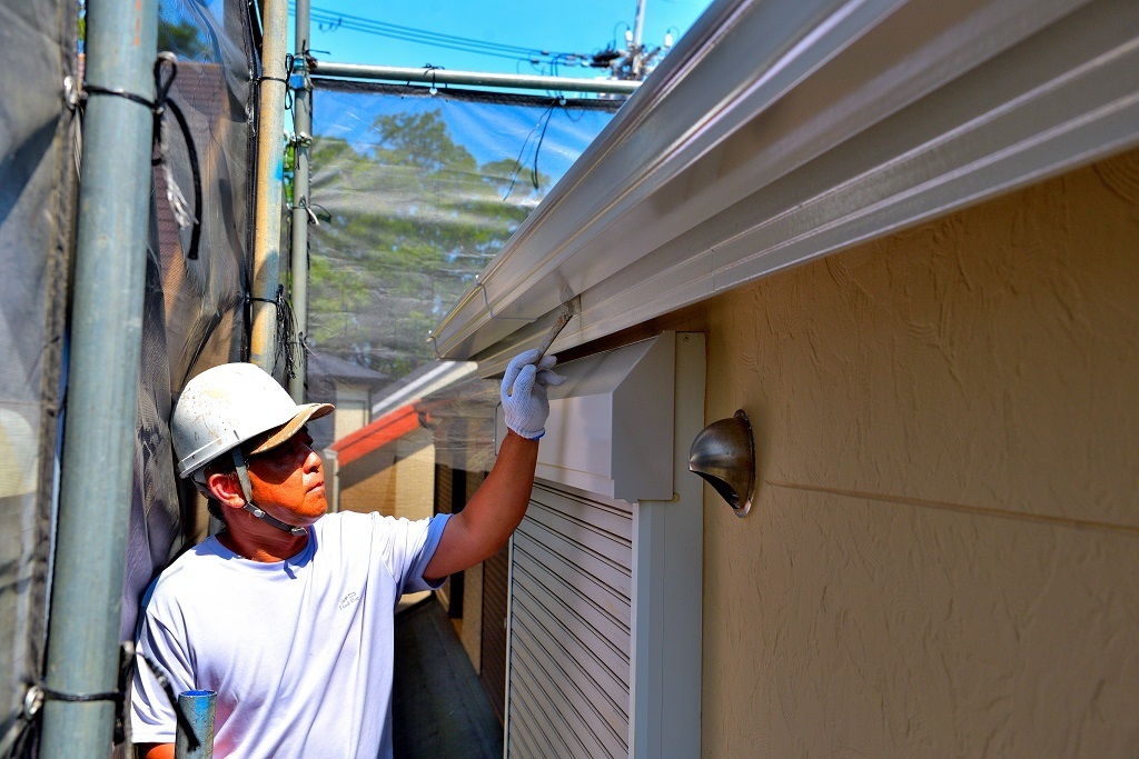 シャッターボックス塗装