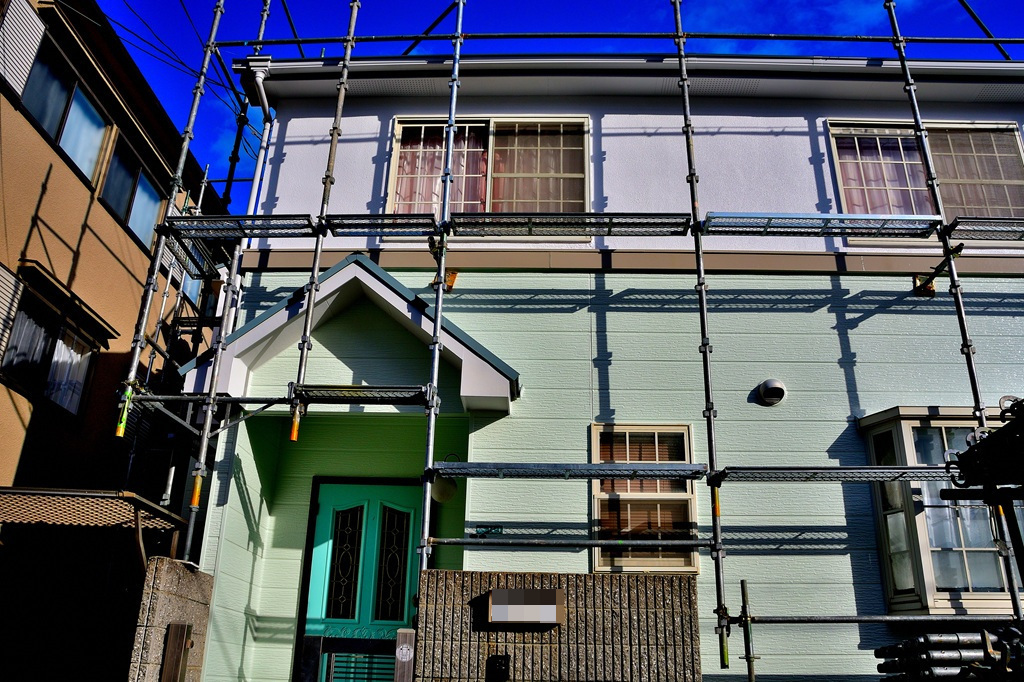 外壁塗装工事完成