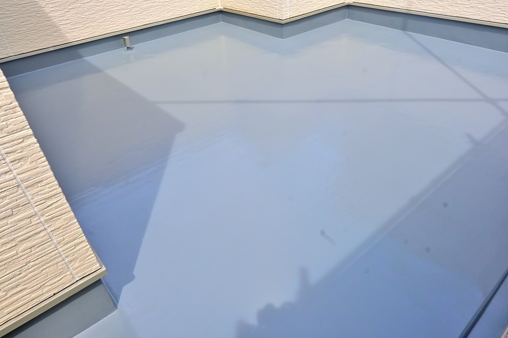 ウレタン通気緩衝工法完成