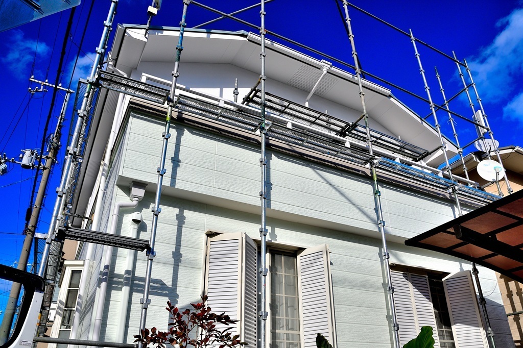 外壁塗装工事完成